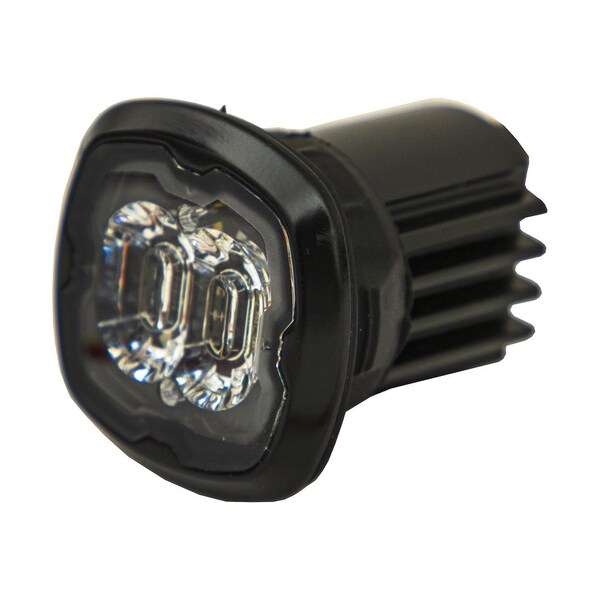 Buyers Products 1.5 in. Flush/Surface Mount Amber/Clear LED Strobe Light 8892412 - main